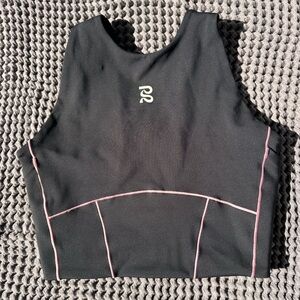 Black and Pink Women's Top